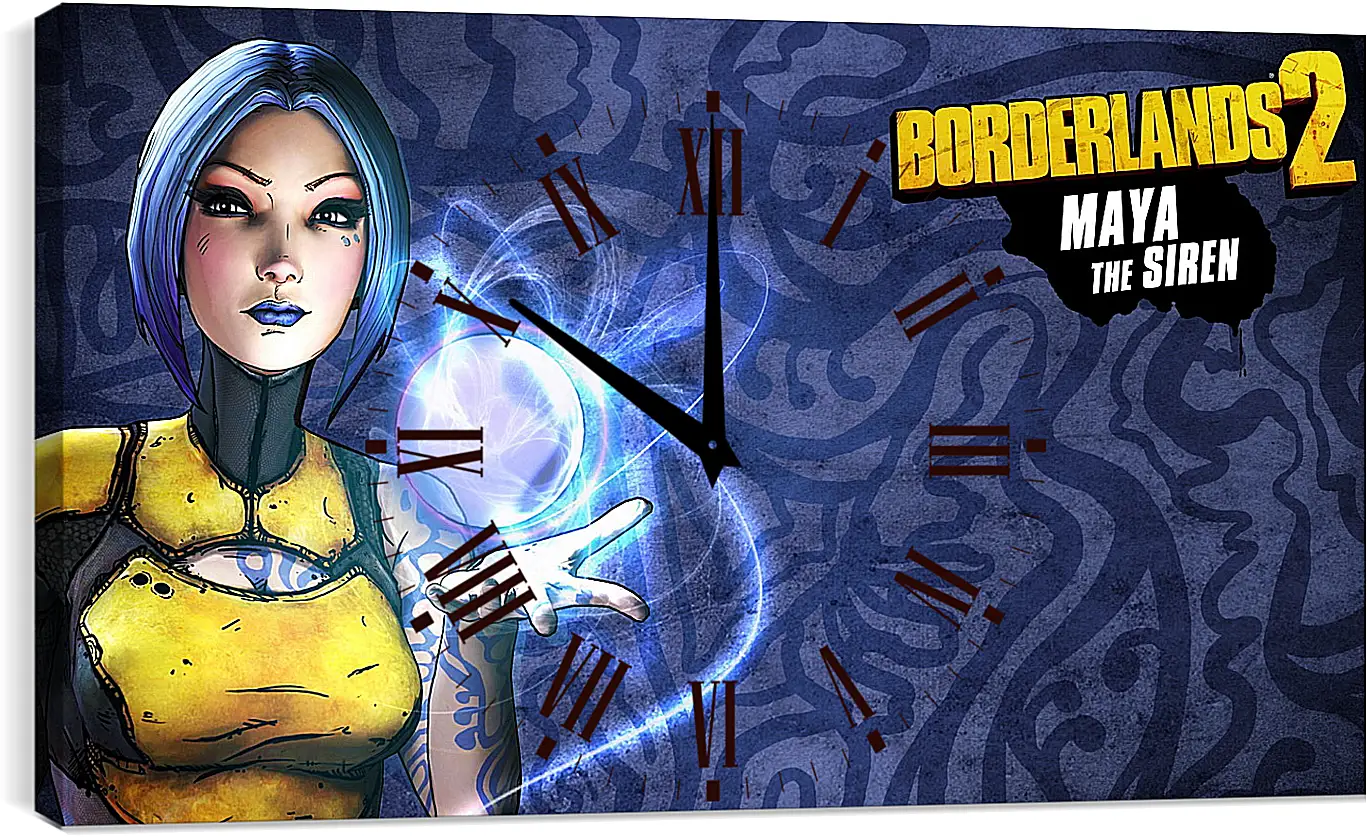 Часы картина - borderlands 2, fps, rpg
