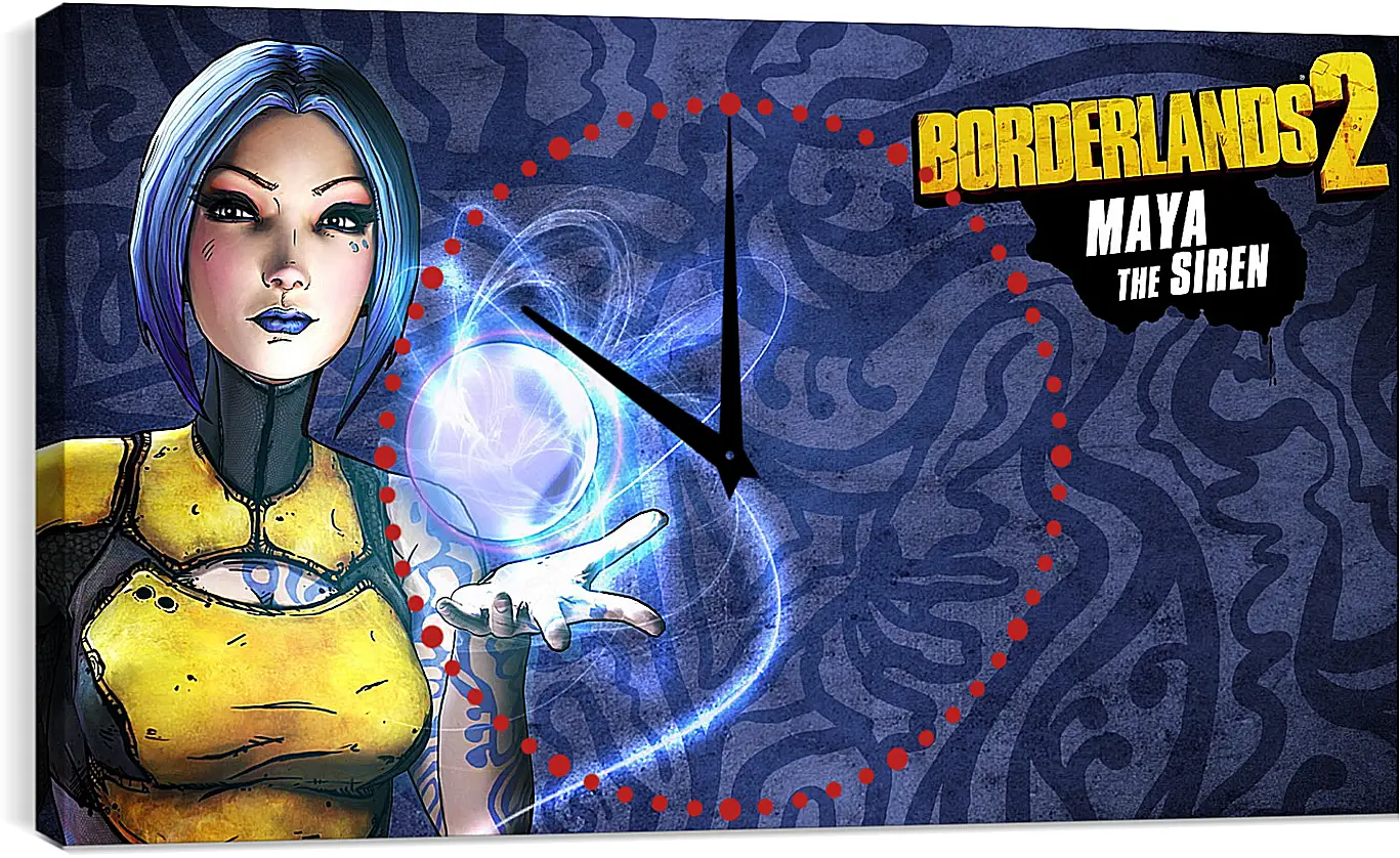 Часы картина - borderlands 2, fps, rpg
