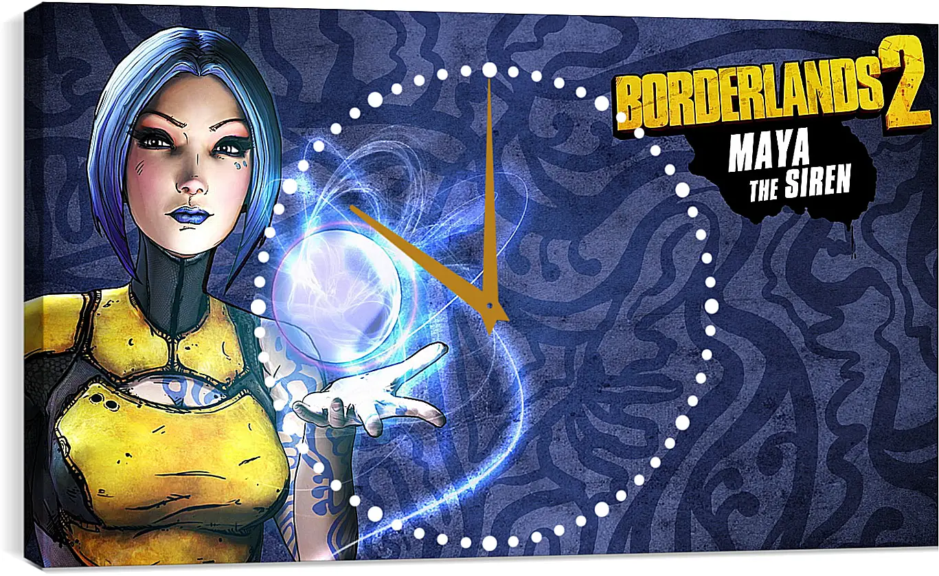 Часы картина - borderlands 2, fps, rpg
