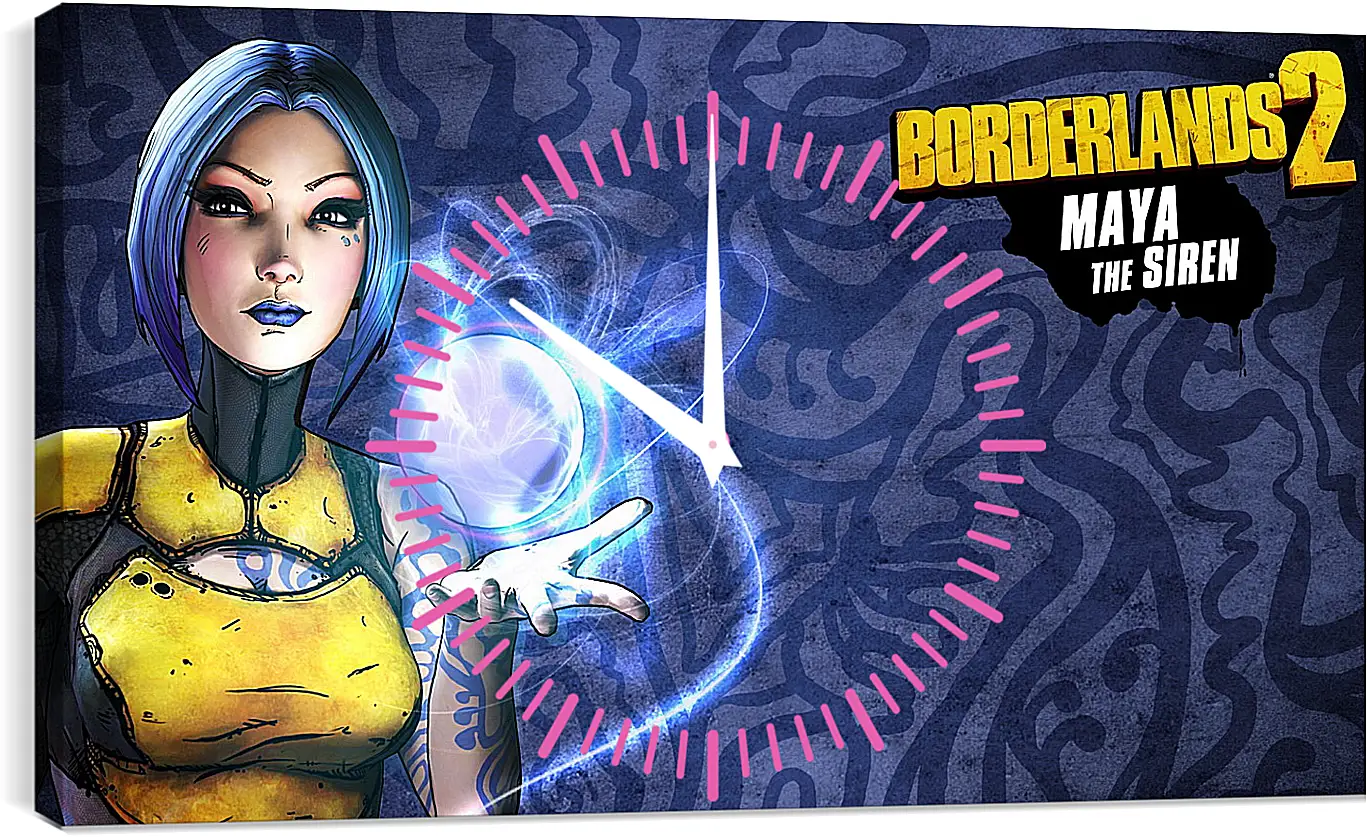 Часы картина - borderlands 2, fps, rpg
