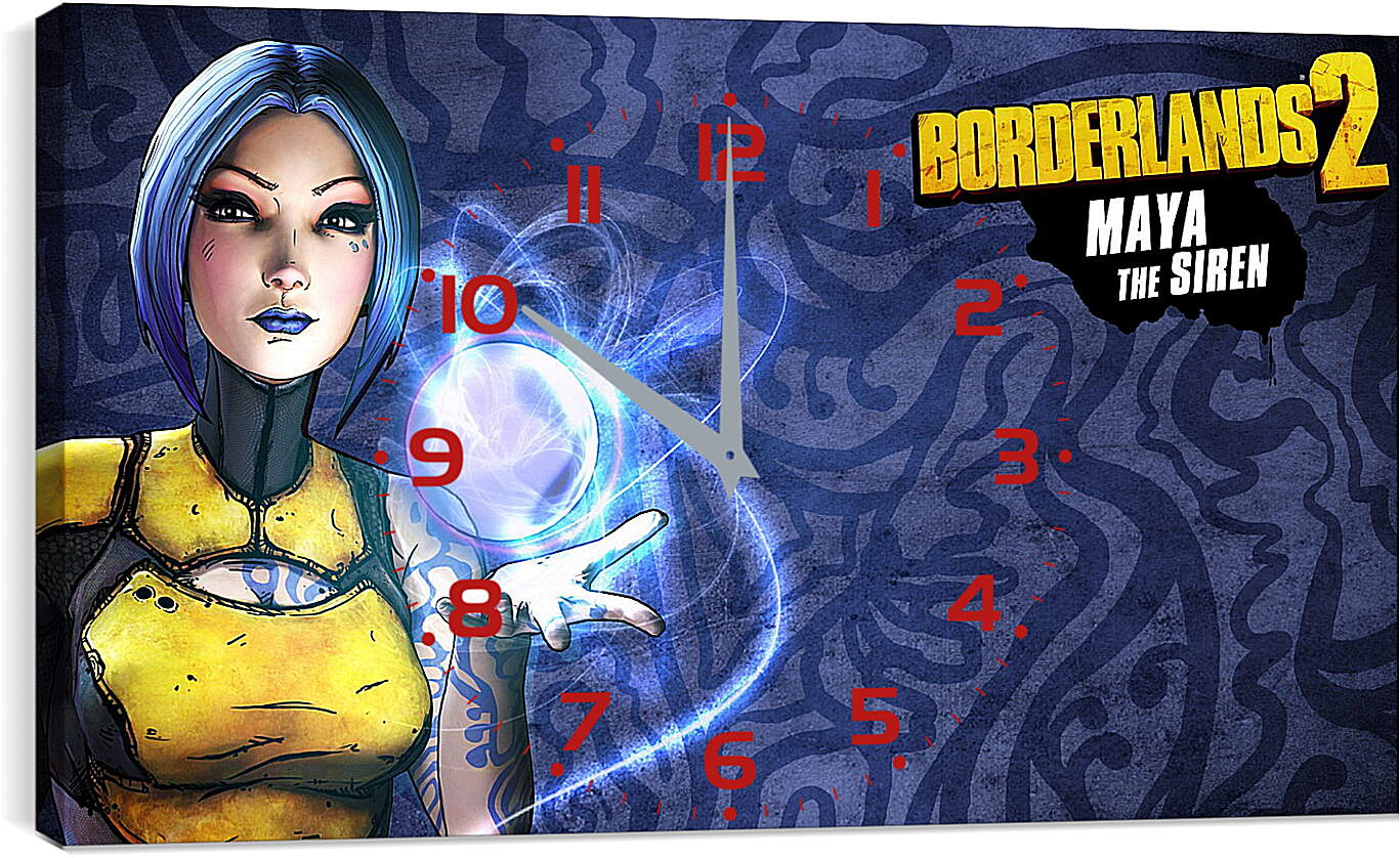 Часы картина - borderlands 2, fps, rpg
