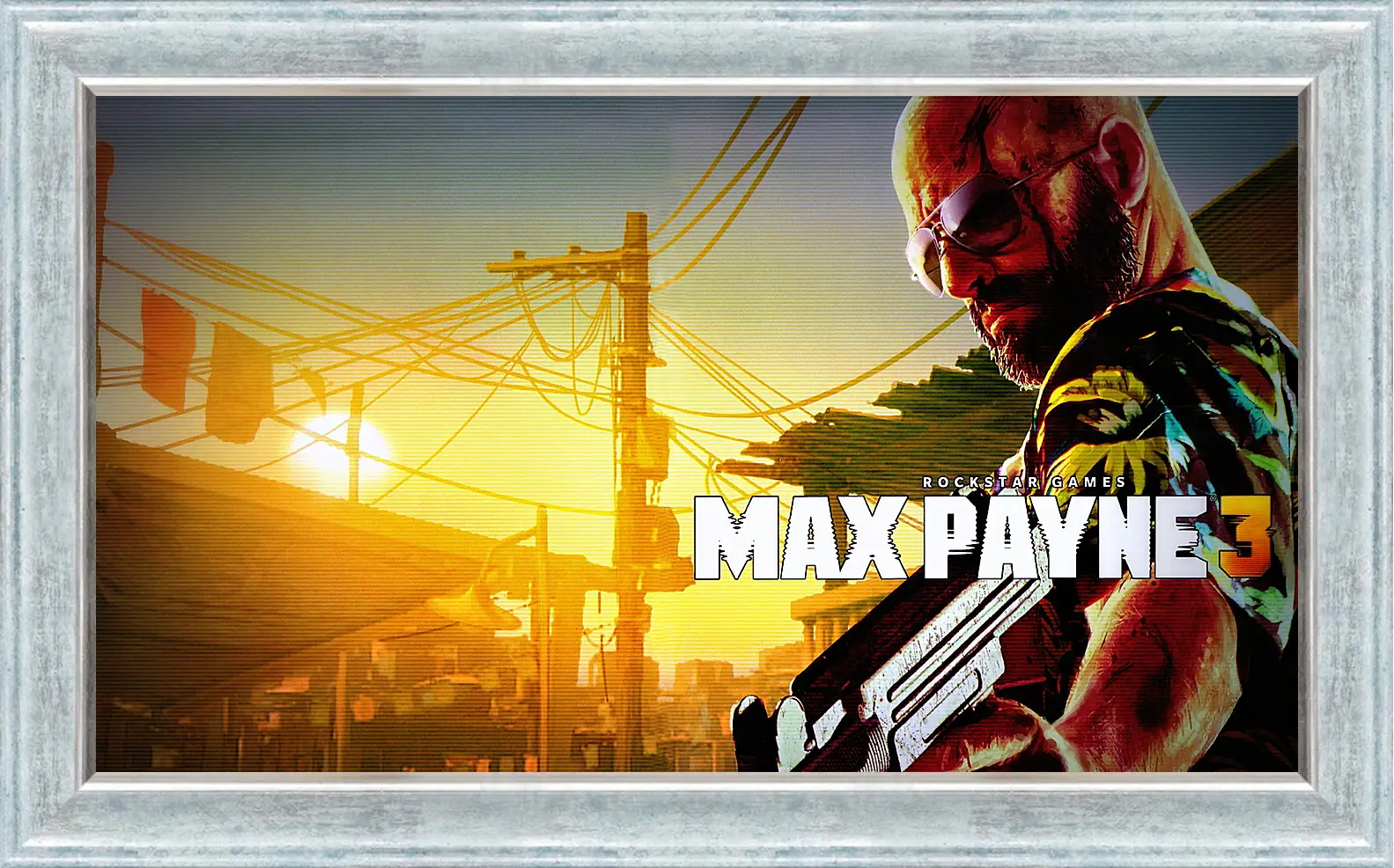 Картина в раме - max payne 3, weapon, pistol
