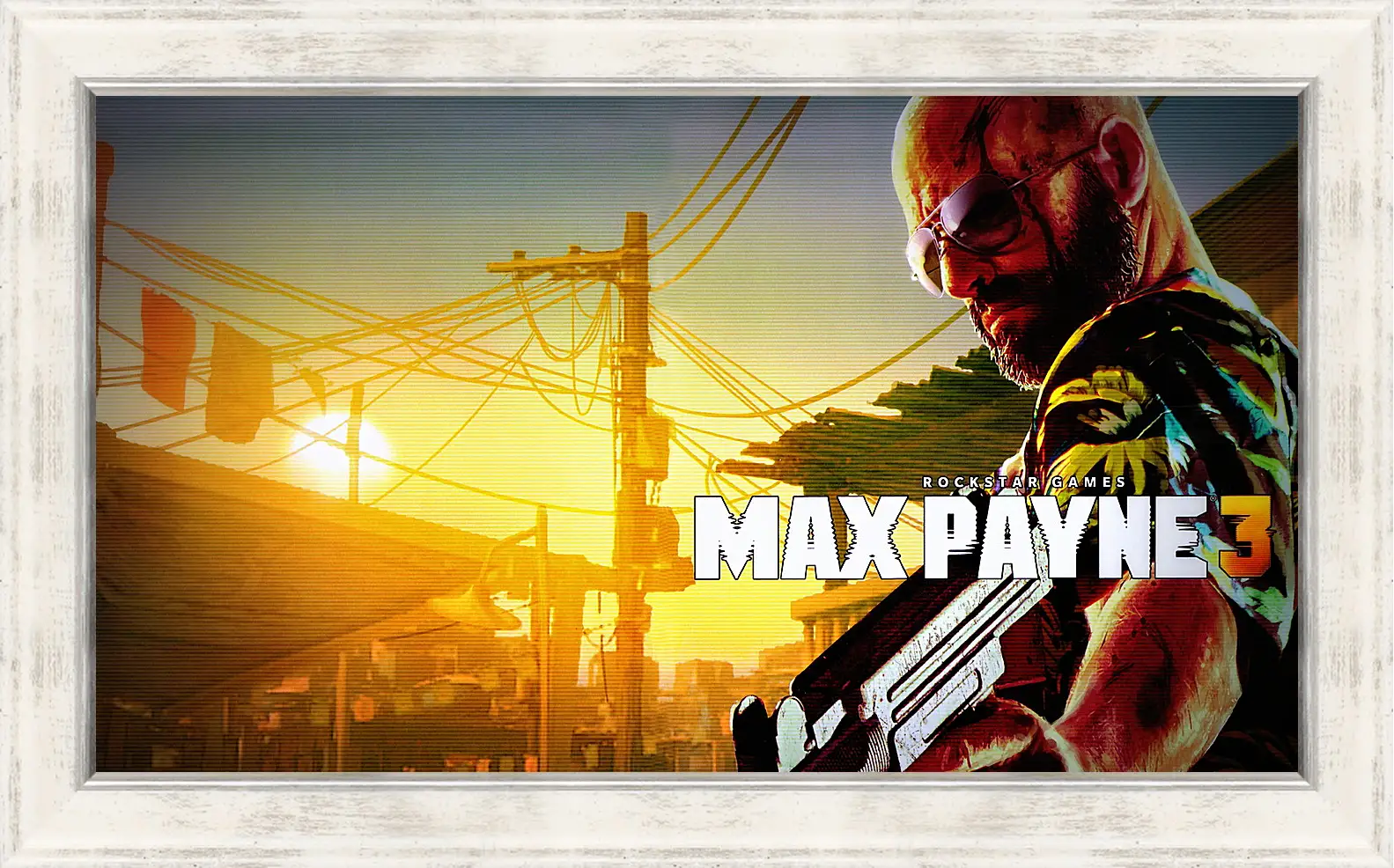 Картина в раме - max payne 3, weapon, pistol
