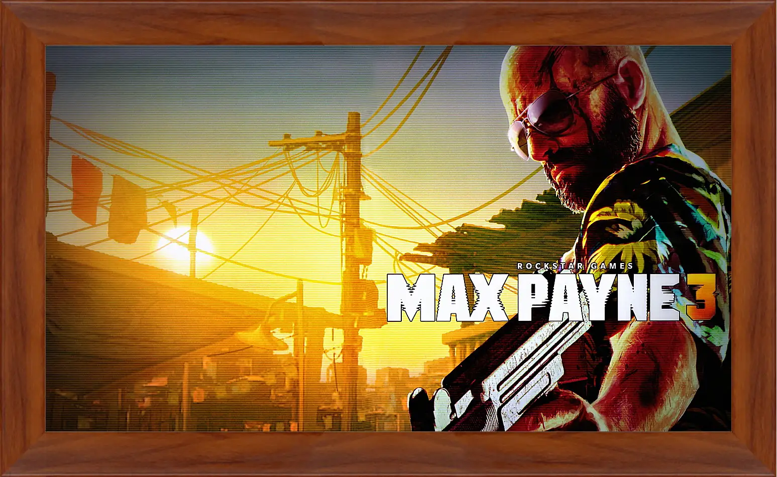 Картина в раме - max payne 3, weapon, pistol
