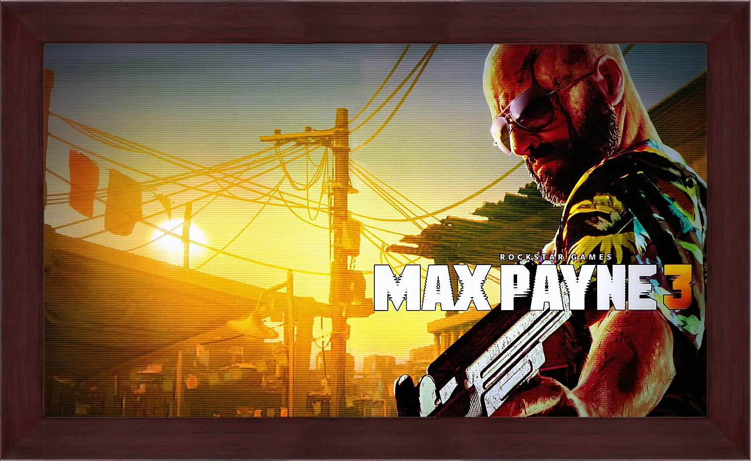 Картина в раме - max payne 3, weapon, pistol
