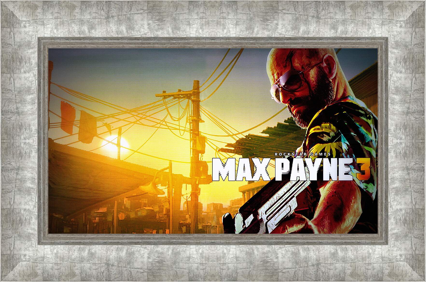 Картина в раме - max payne 3, weapon, pistol
