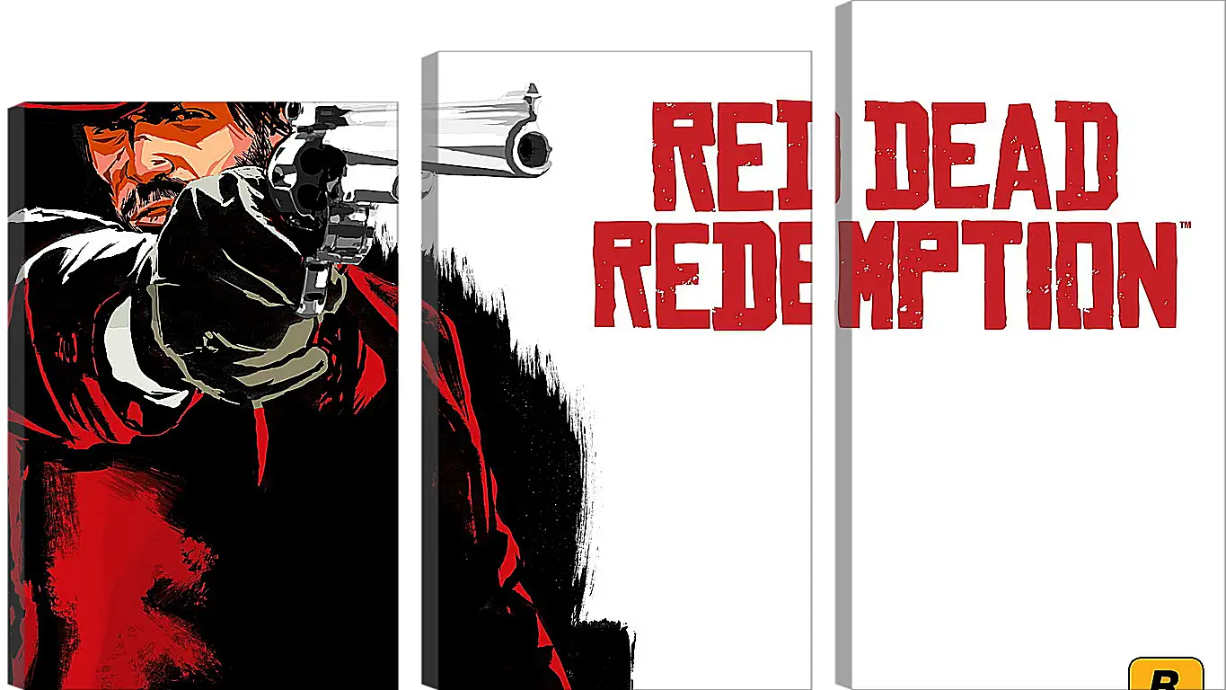 Модульная картина - red dead redemption, cowboy, hat
