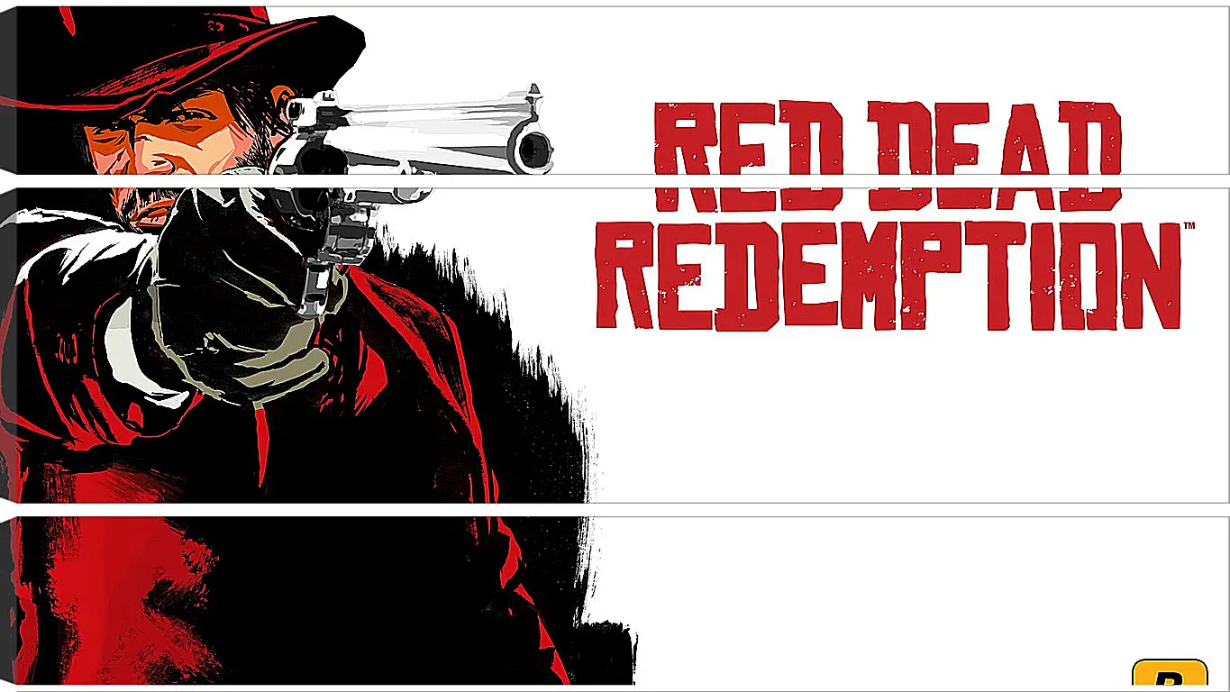 Модульная картина - red dead redemption, cowboy, hat
