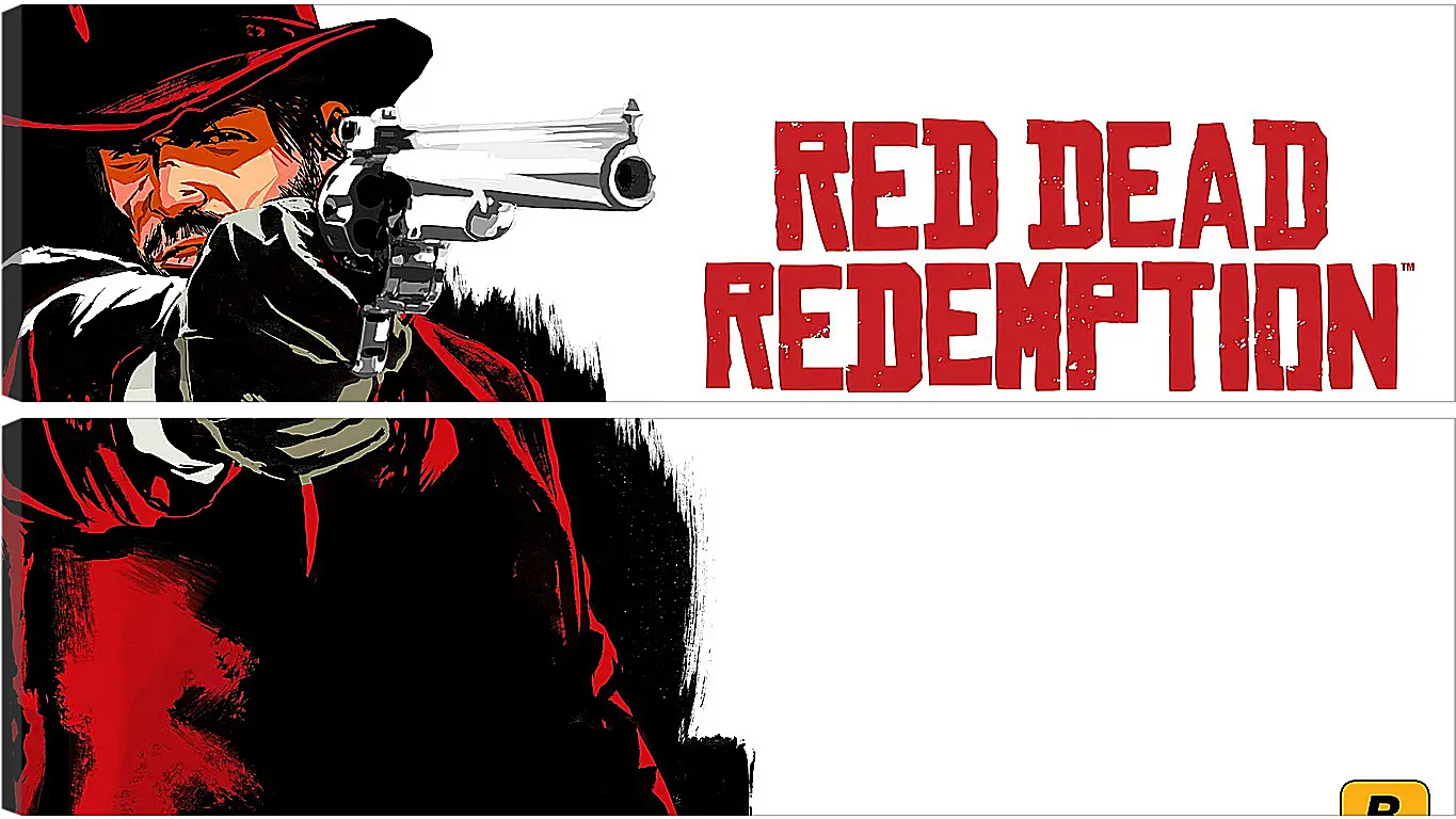 Модульная картина - red dead redemption, cowboy, hat
