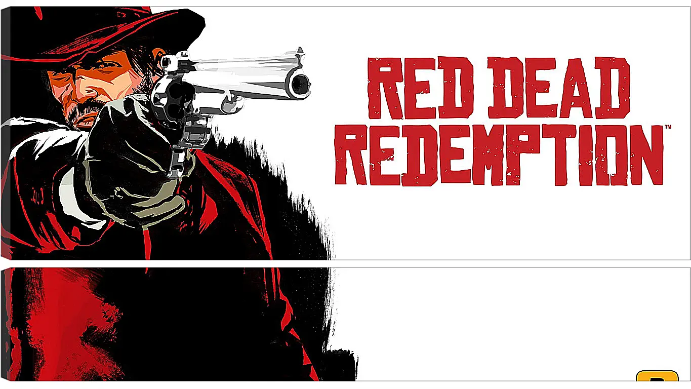 Модульная картина - red dead redemption, cowboy, hat
