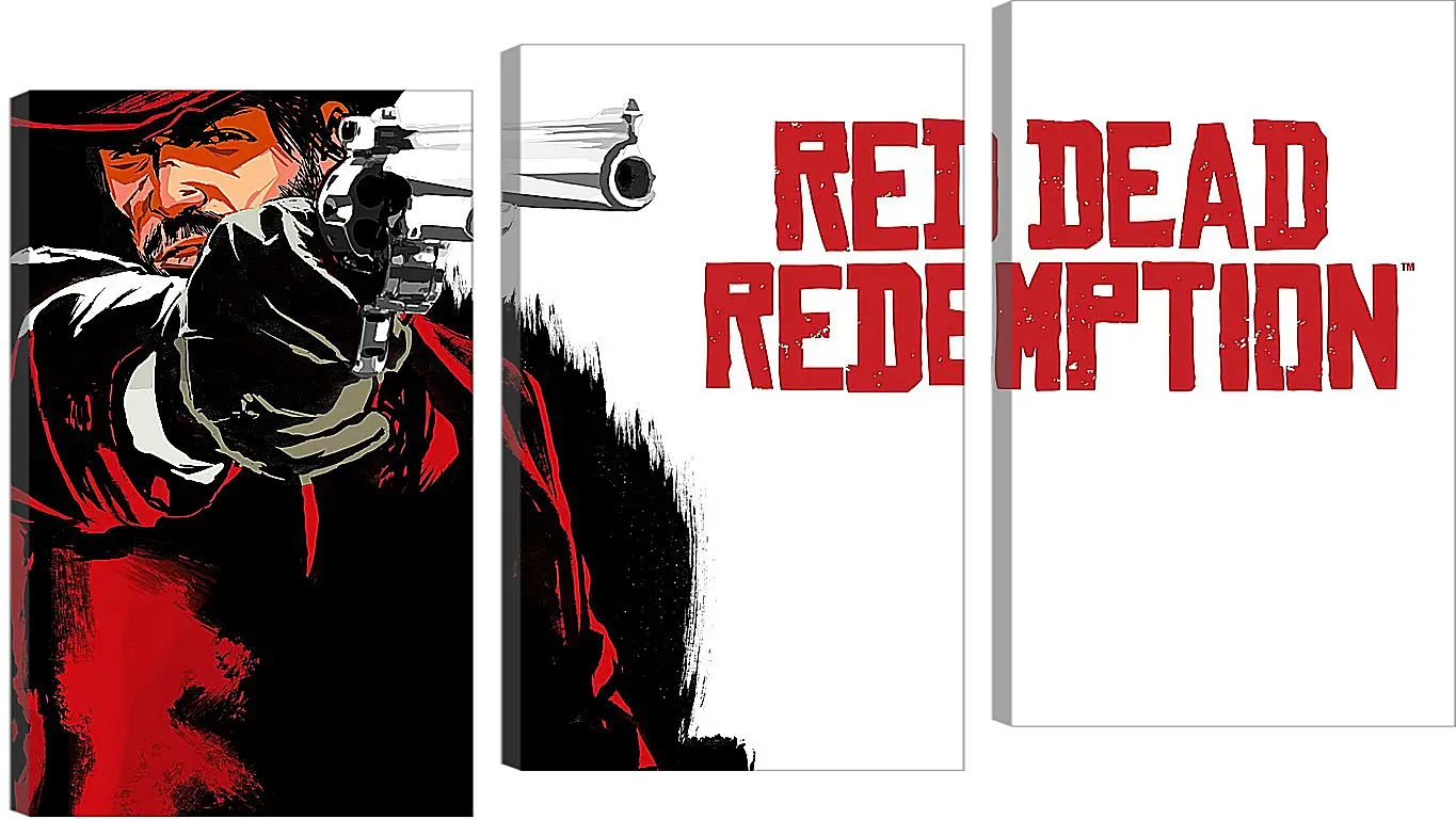 Модульная картина - red dead redemption, cowboy, hat
