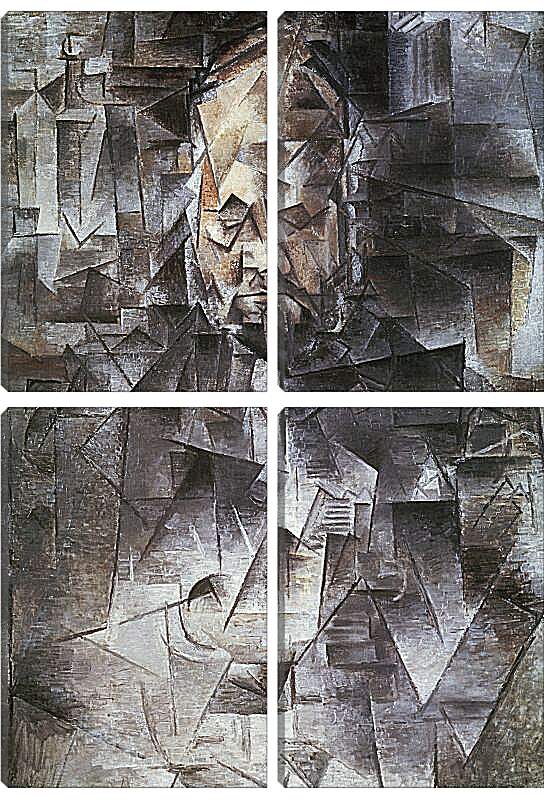 Модульная картина - Портрет Амбруаза Воллара. Пабло Пикассо
