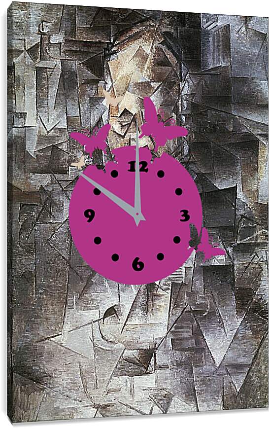 Часы картина - Портрет Амбруаза Воллара. Пабло Пикассо
