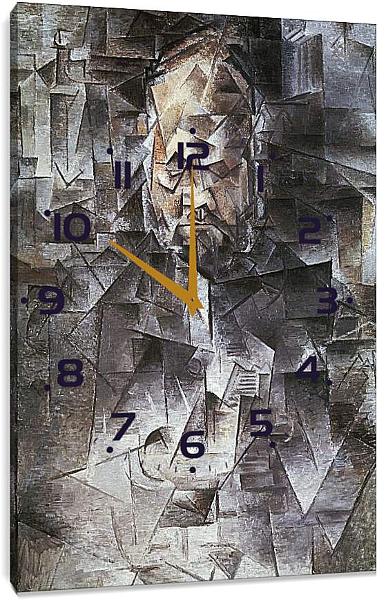 Часы картина - Портрет Амбруаза Воллара. Пабло Пикассо
