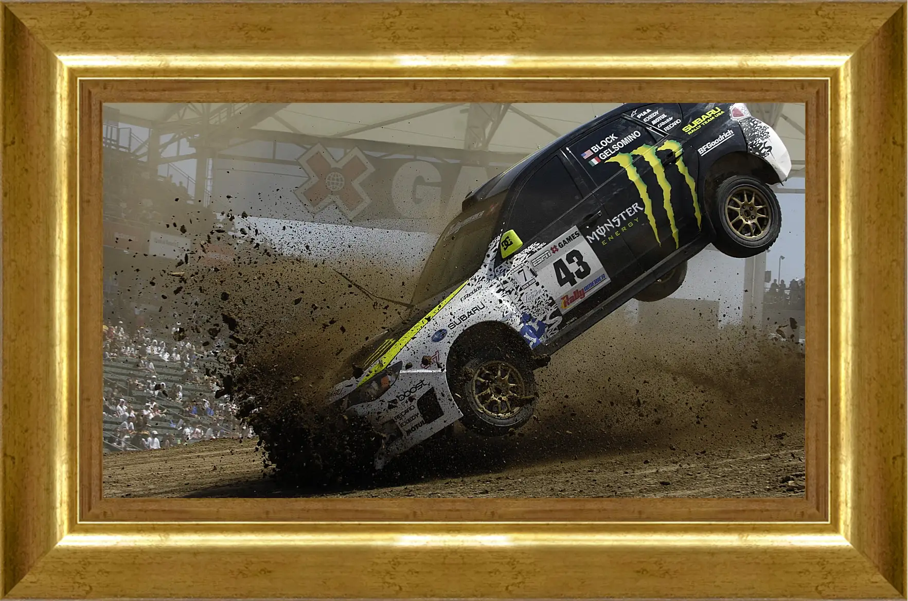 Картина в раме - dirt 3, car, show
