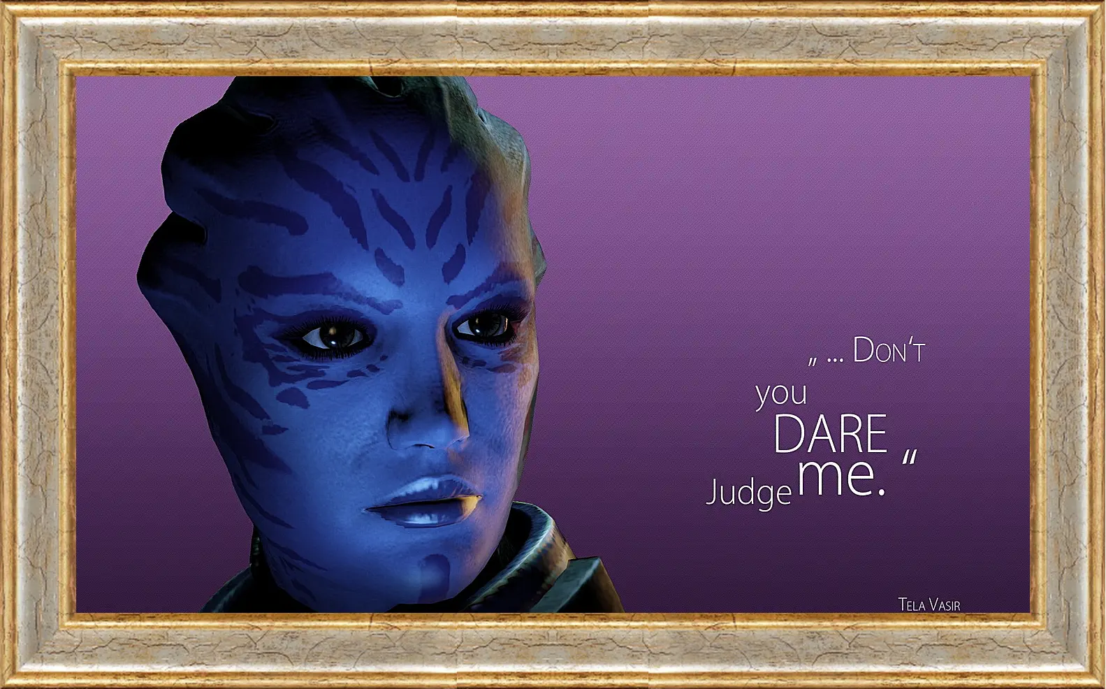 Картина в раме - mass effect 3, tela vasir, quote
