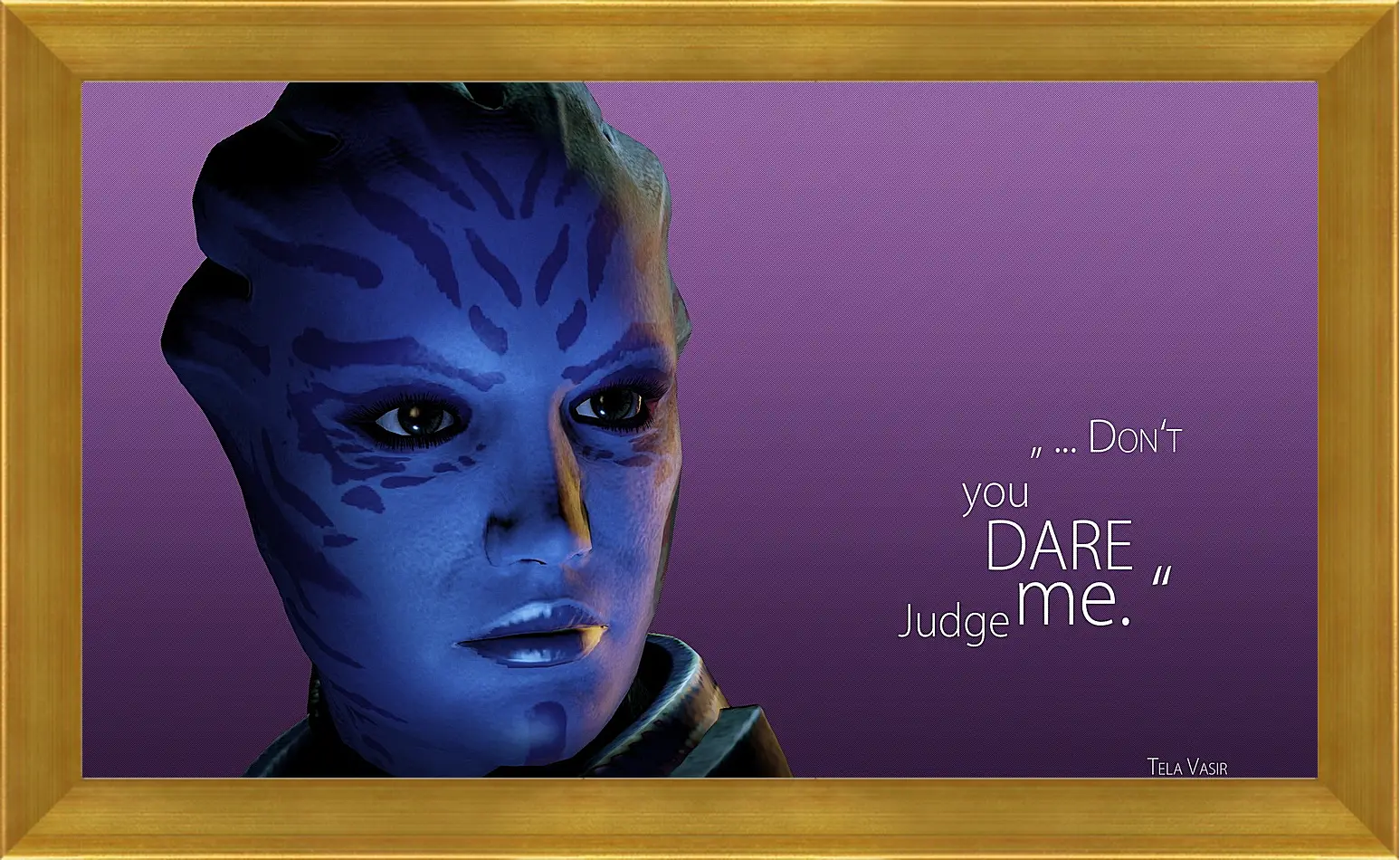 Картина в раме - mass effect 3, tela vasir, quote
