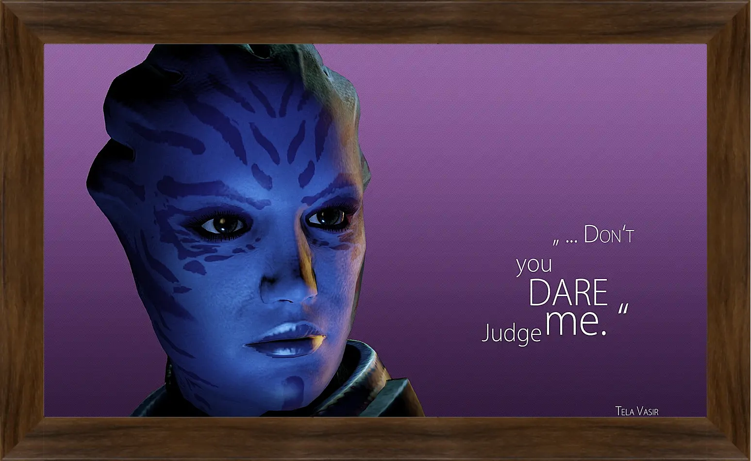 Картина в раме - mass effect 3, tela vasir, quote
