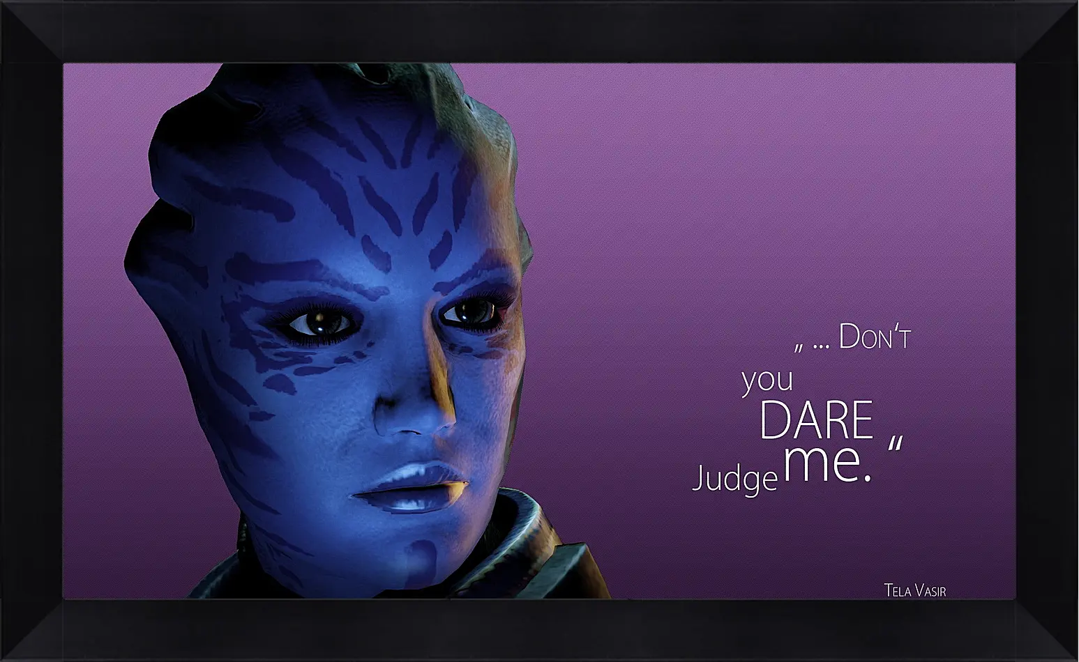 Картина в раме - mass effect 3, tela vasir, quote
