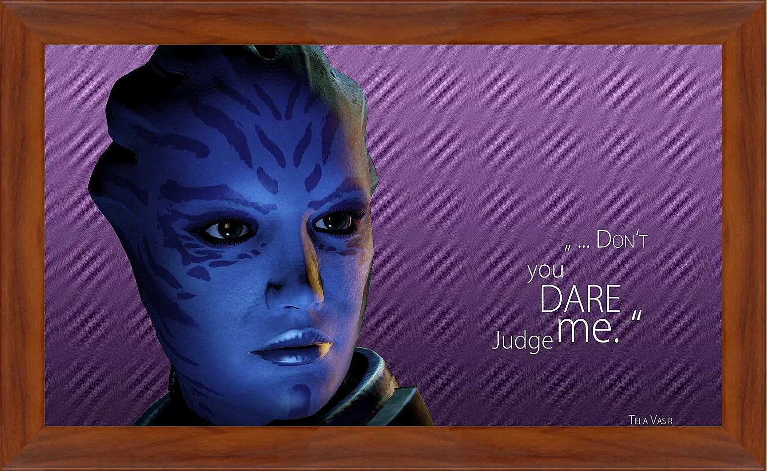 Картина в раме - mass effect 3, tela vasir, quote
