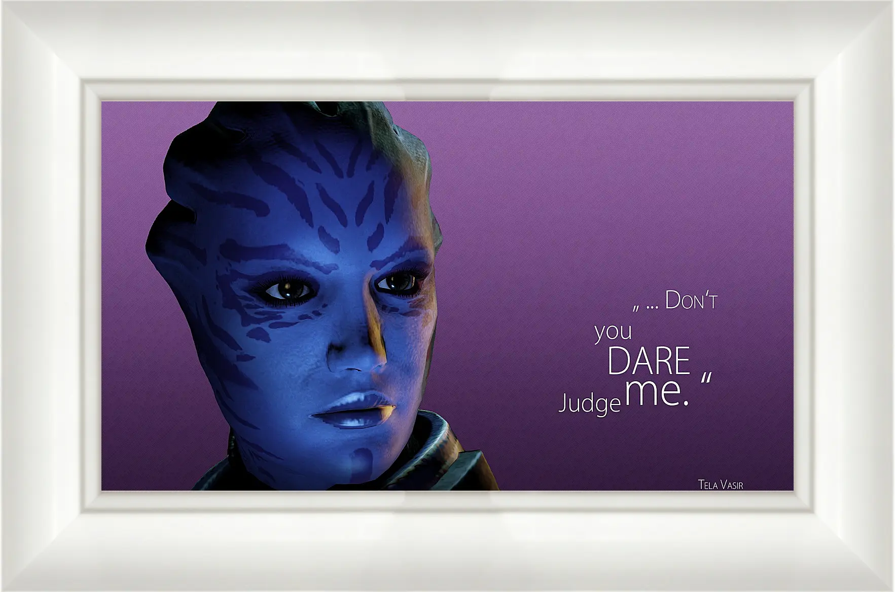 Картина в раме - mass effect 3, tela vasir, quote
