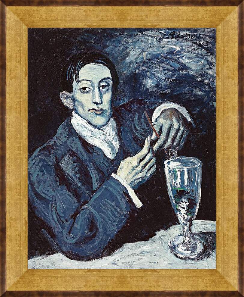 Картина в раме - Неизвестно. Пабло Пикассо