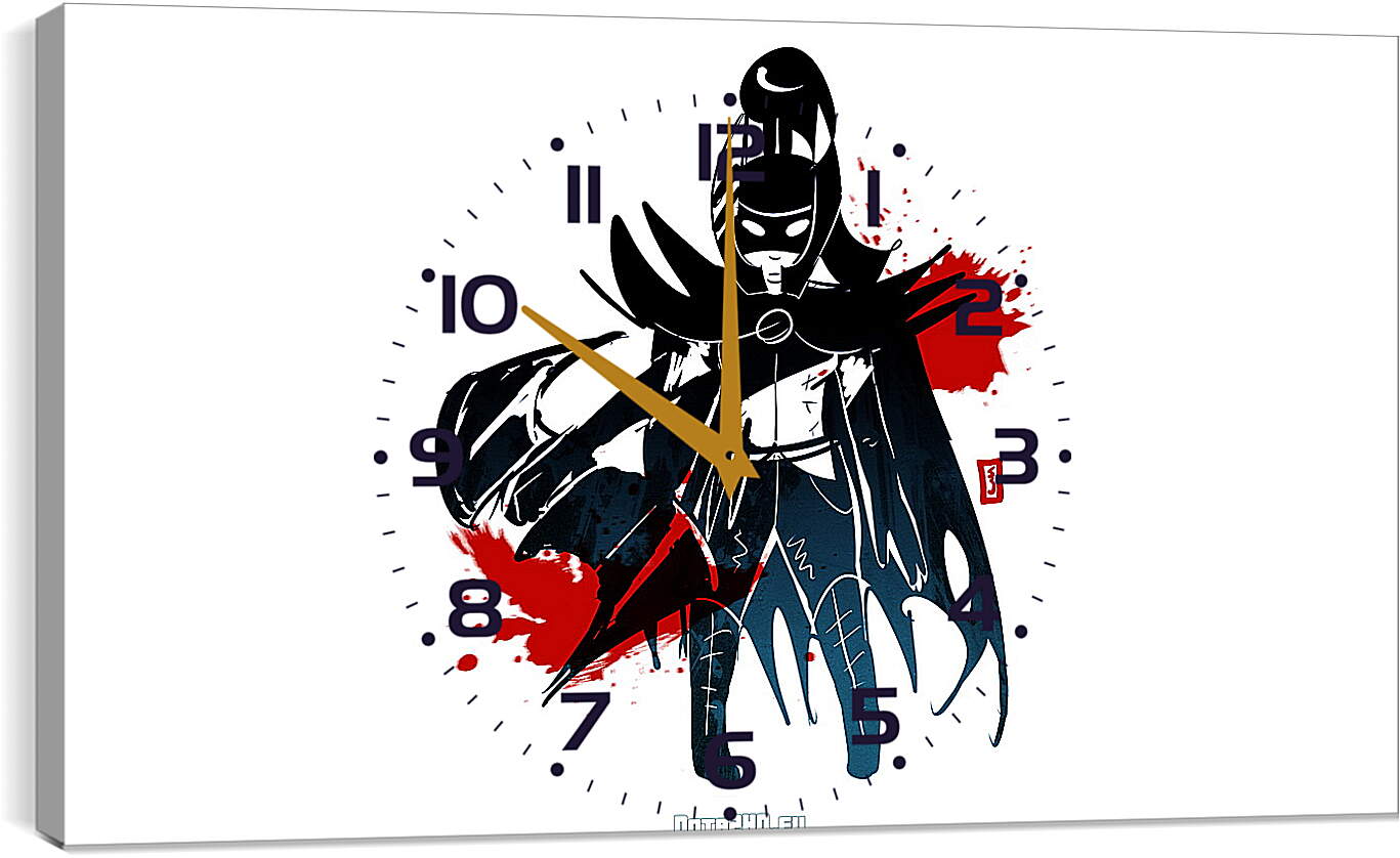 Часы картина - phantom assassin, dota 2, simple art