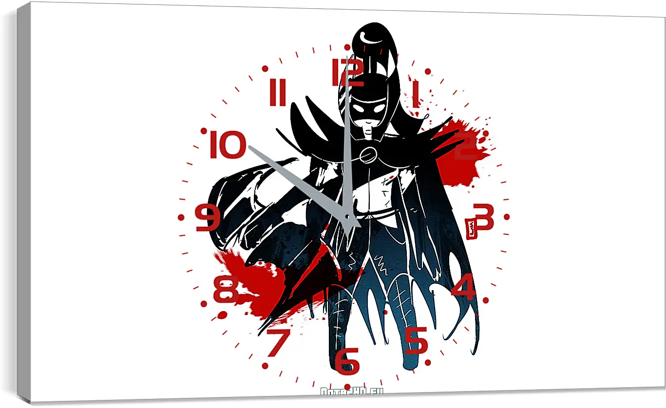 Часы картина - phantom assassin, dota 2, simple art