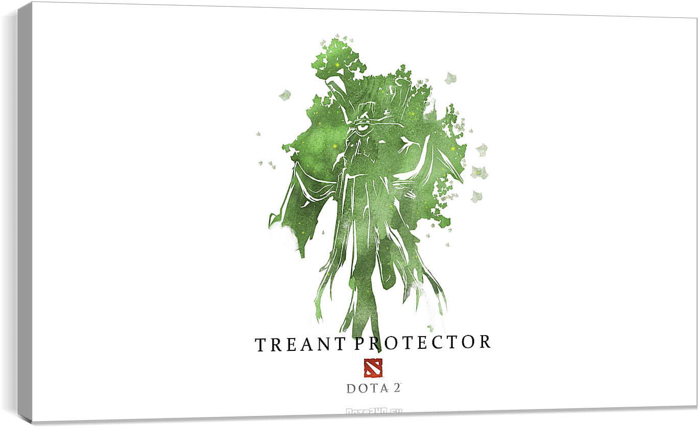 Постер и плакат - treant protector, dota 2, art
