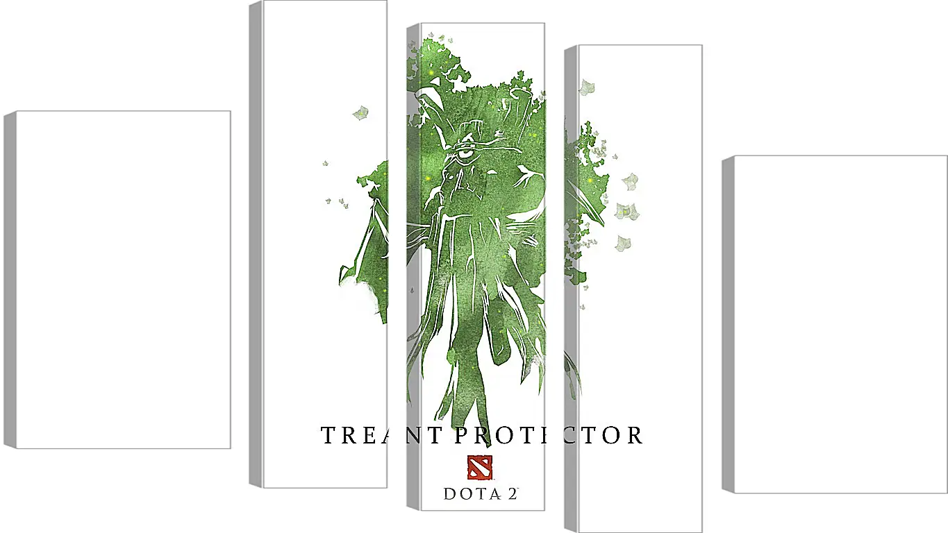 Модульная картина - treant protector, dota 2, art