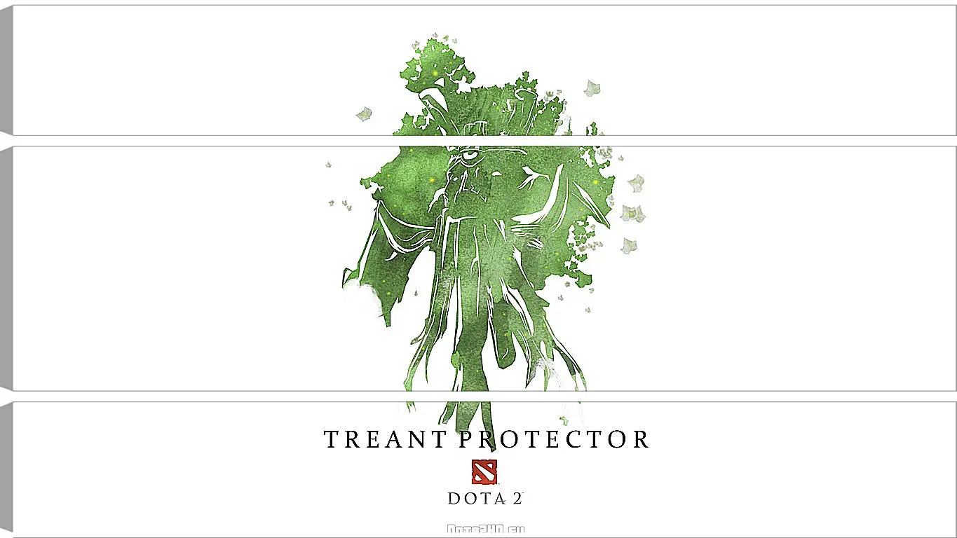 Модульная картина - treant protector, dota 2, art