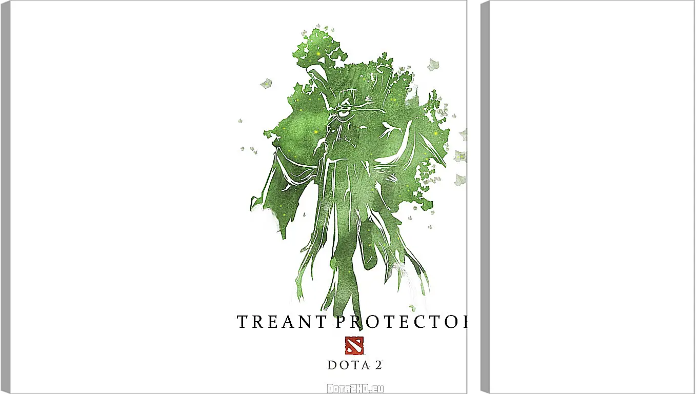 Модульная картина - treant protector, dota 2, art