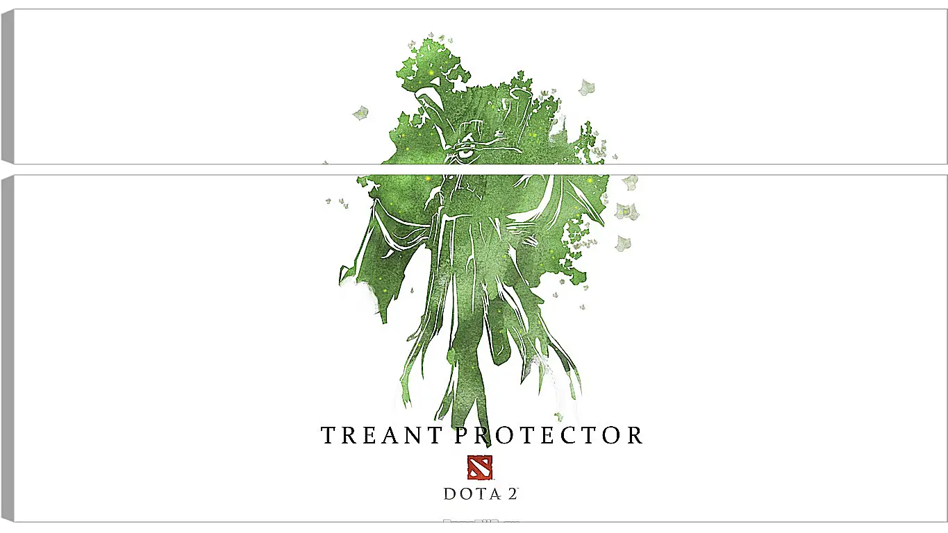 Модульная картина - treant protector, dota 2, art