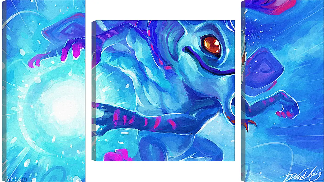 Модульная картина - puck, faerie dragon, dota 2