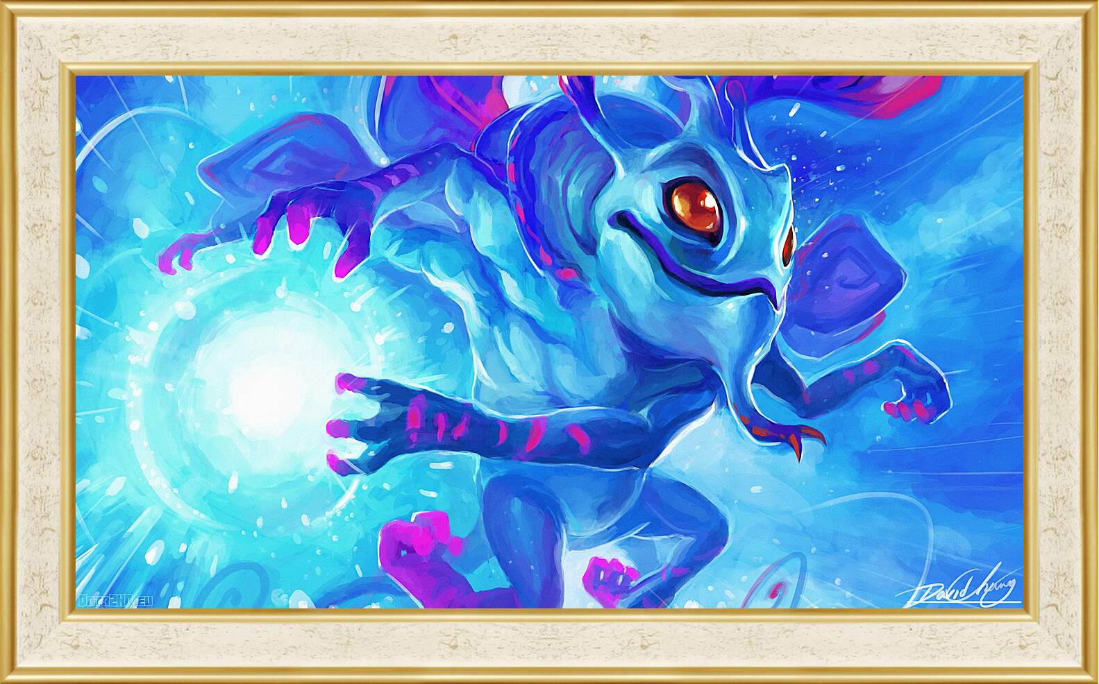 Картина в раме - puck, faerie dragon, dota 2