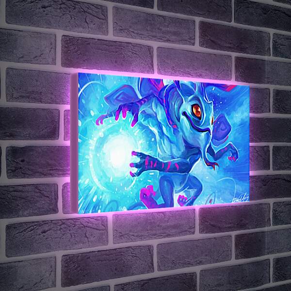 Лайтбокс световая панель - puck, faerie dragon, dota 2