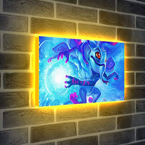 Лайтбокс световая панель - puck, faerie dragon, dota 2