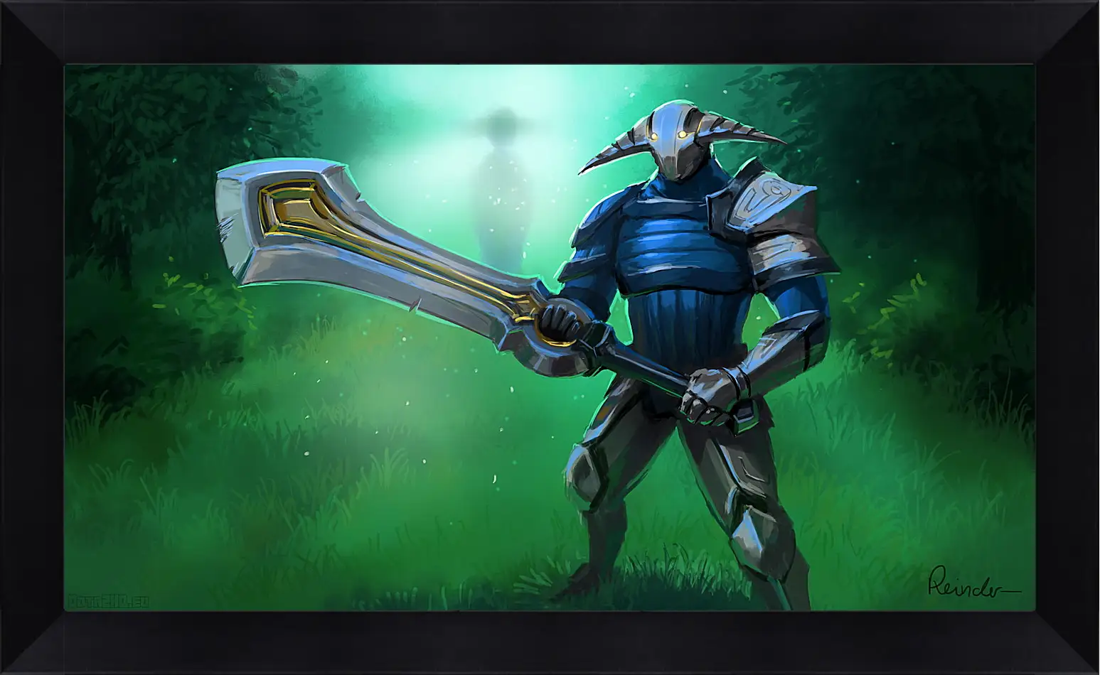 Картина в раме - sven, rogue knight, dota 2