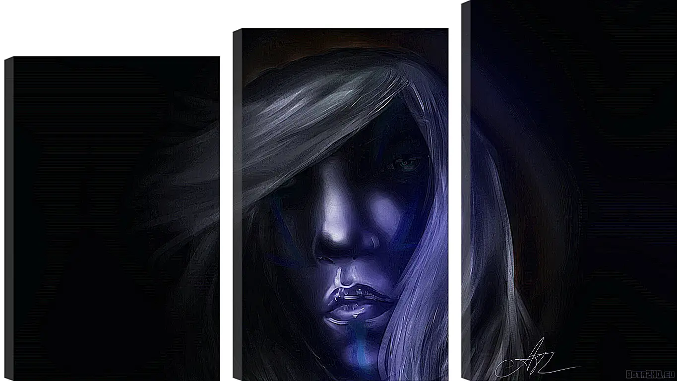 Модульная картина - dota 2, drow ranger, art