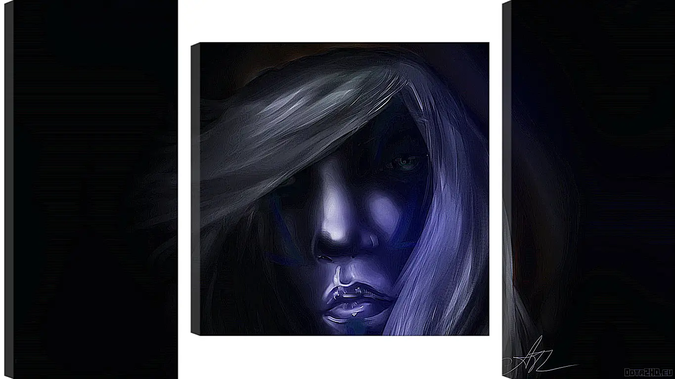 Модульная картина - dota 2, drow ranger, art