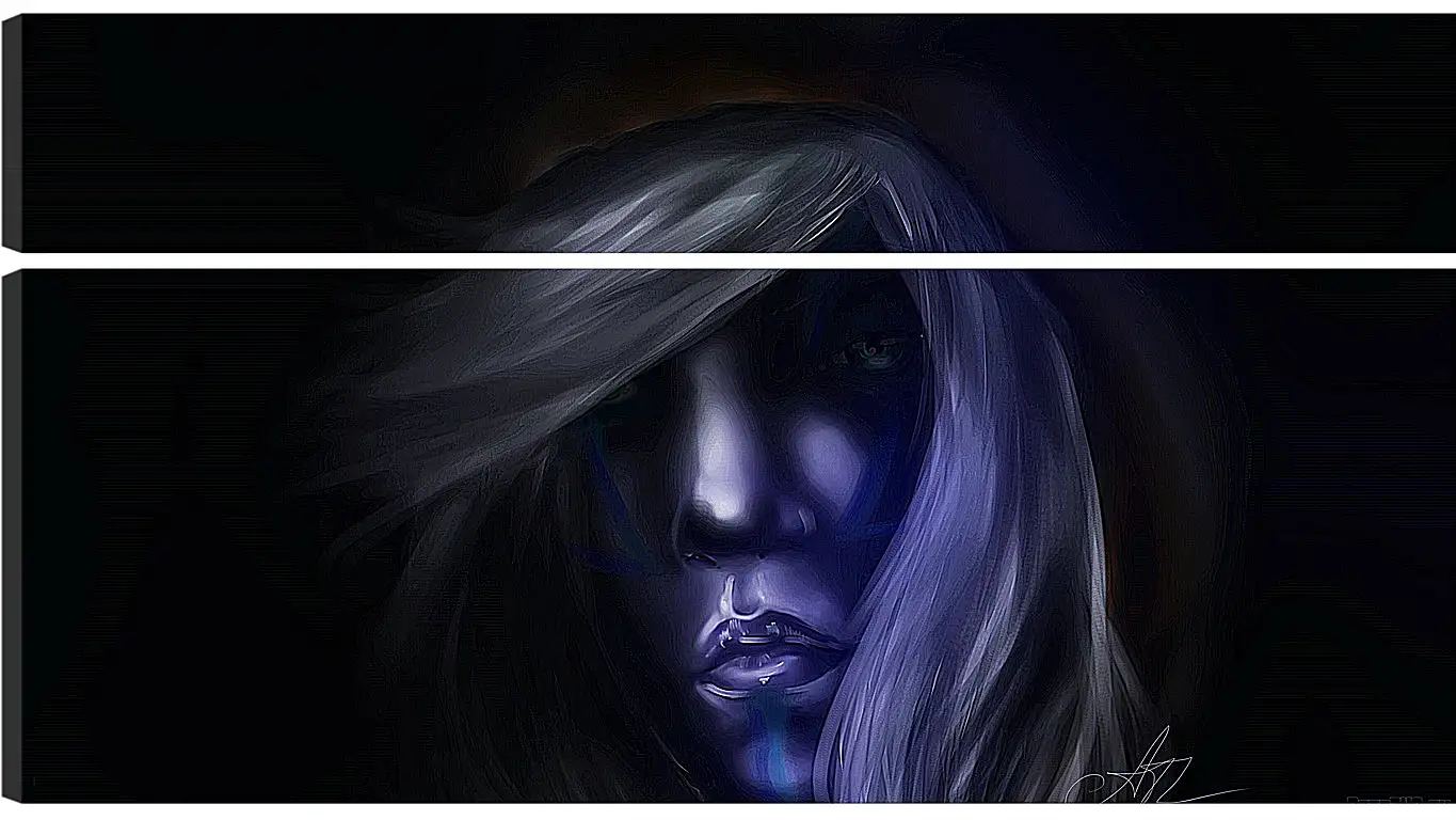 Модульная картина - dota 2, drow ranger, art