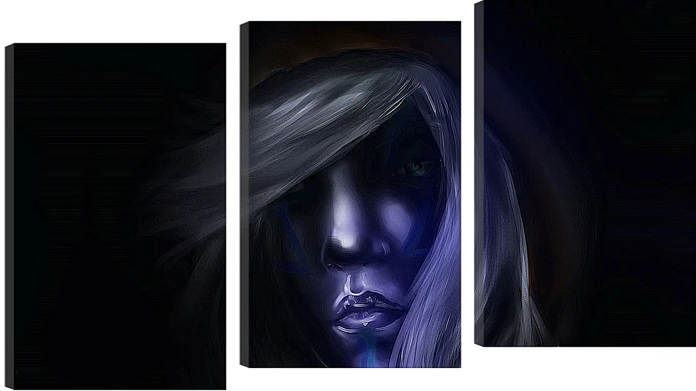 Модульная картина - dota 2, drow ranger, art