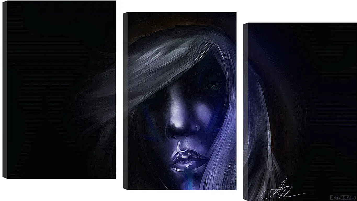 Модульная картина - dota 2, drow ranger, art