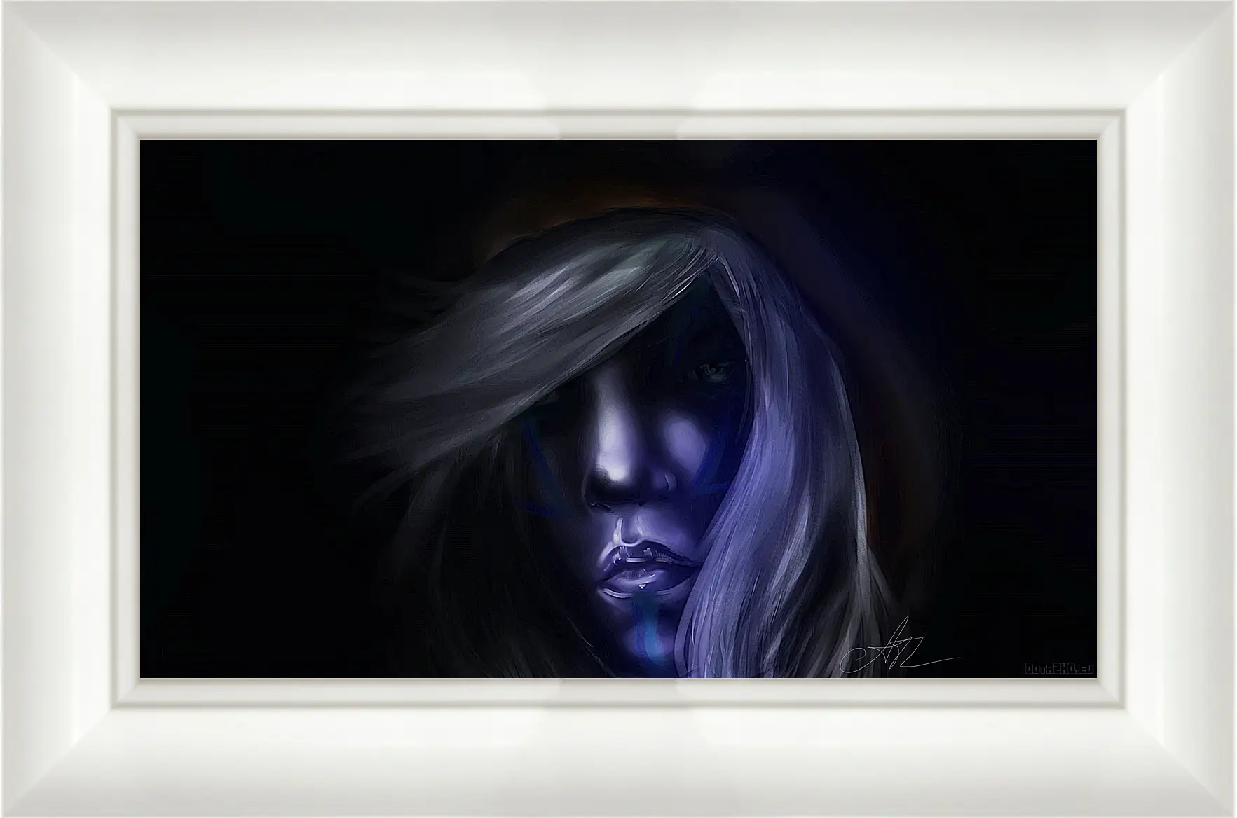 Картина в раме - dota 2, drow ranger, art