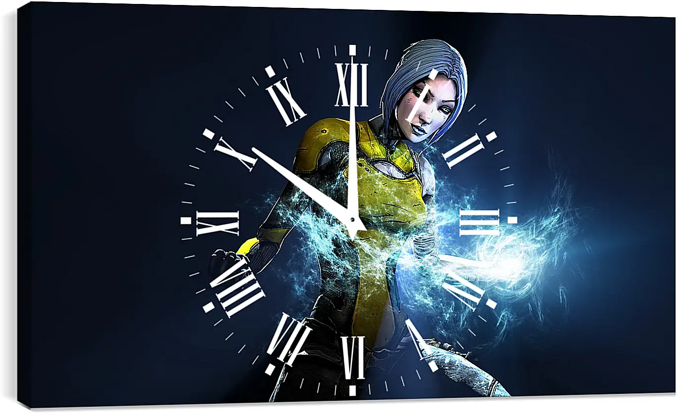 Часы картина - borderlands 2, maya, fps
