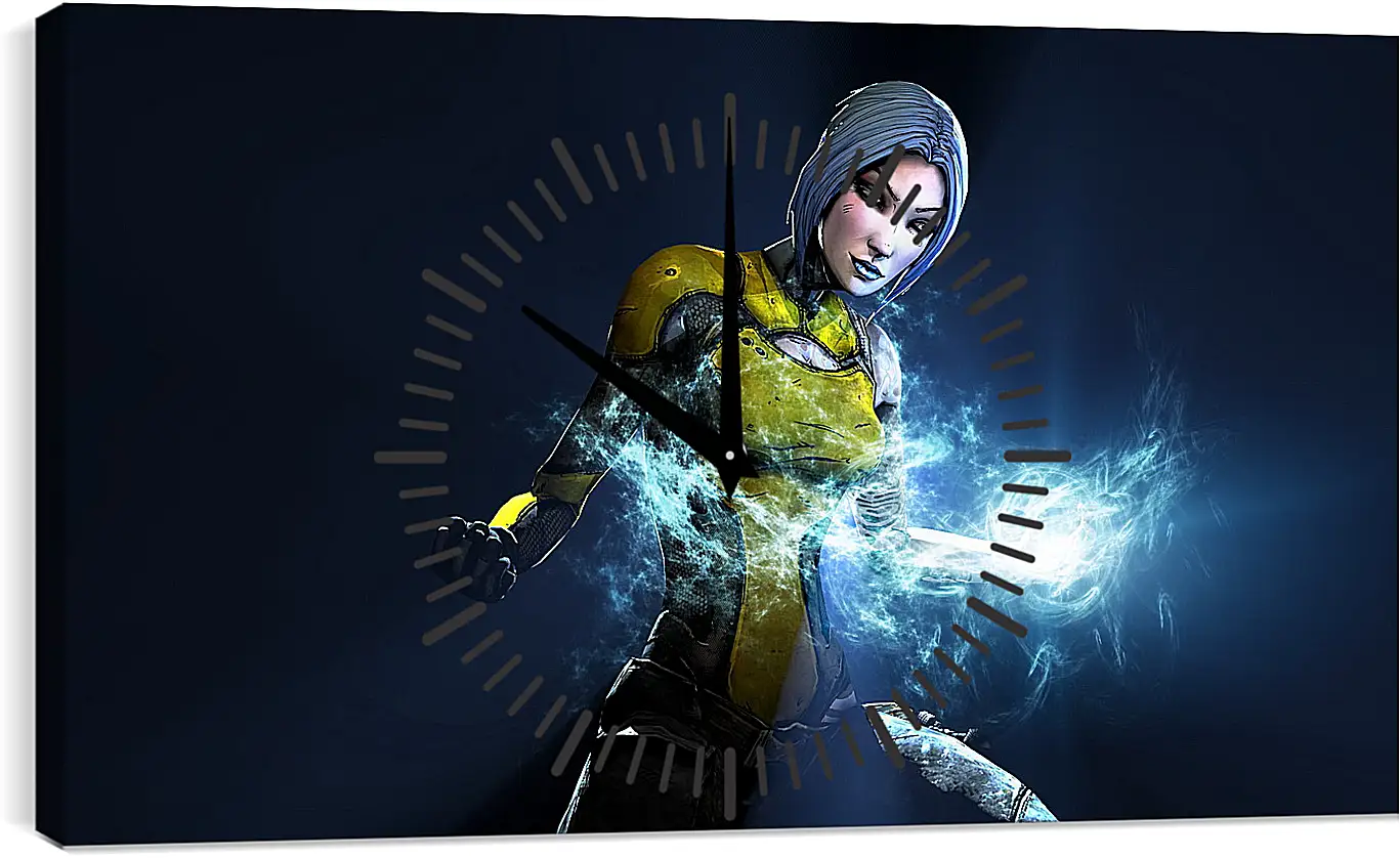 Часы картина - borderlands 2, maya, fps
