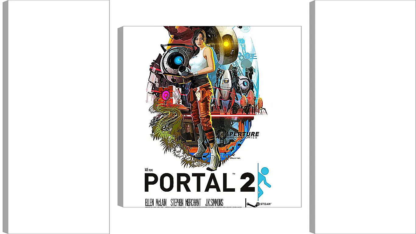 Модульная картина - portal, portal 2, game
