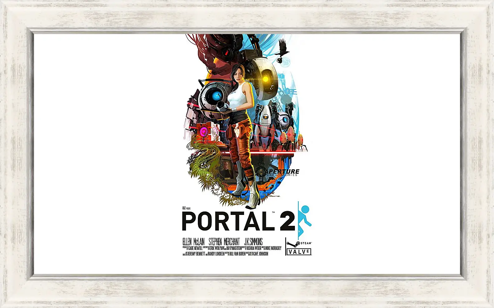 Картина в раме - portal, portal 2, game
