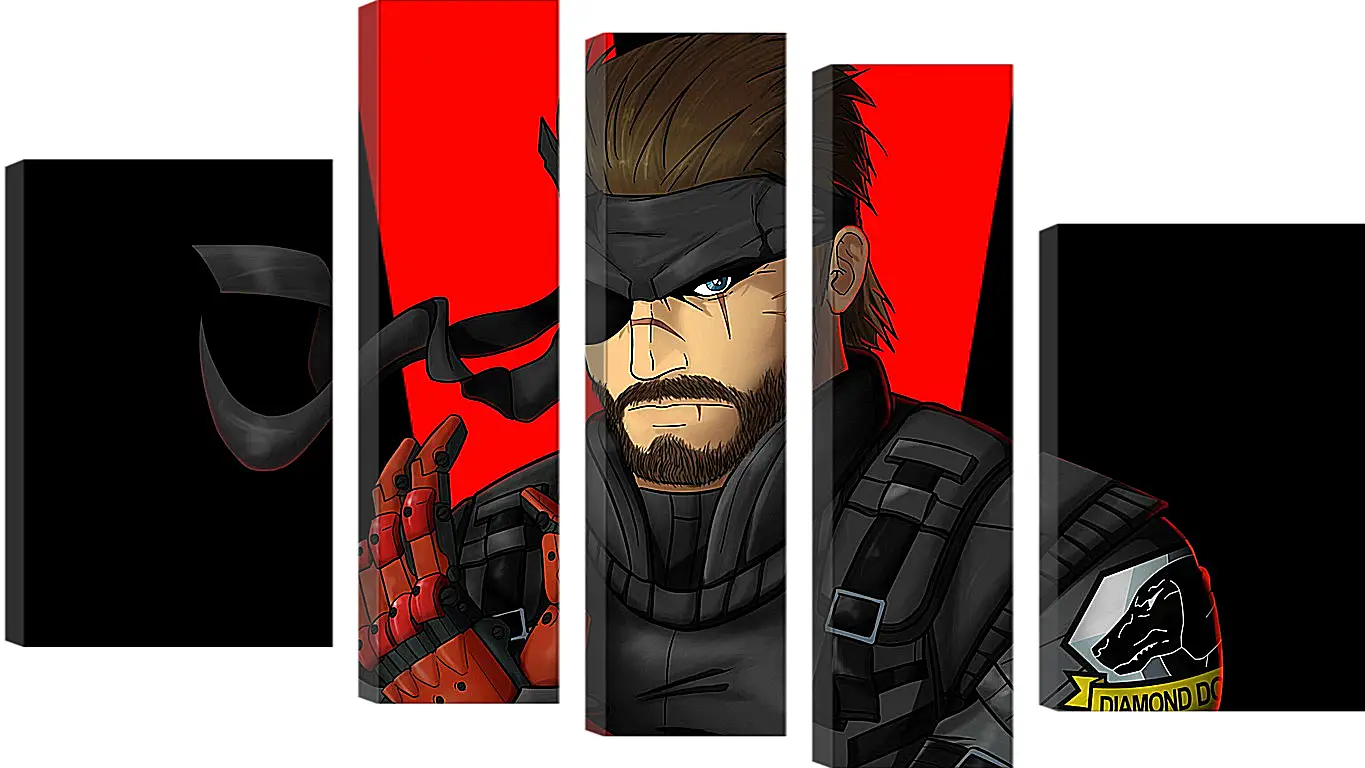 Модульная картина - metal gear solid v, the phantom pain, art
