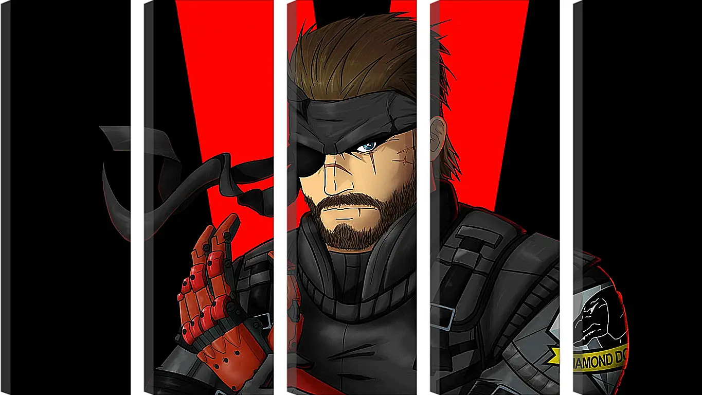 Модульная картина - metal gear solid v, the phantom pain, art
